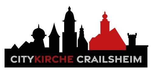 Baum mit Noten als Blätter und der Schrift darunter: Bezirkskantorat Crailsheim